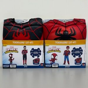 Jazwares Marvel Spidey & Spin Costume Bundle 3T-4T